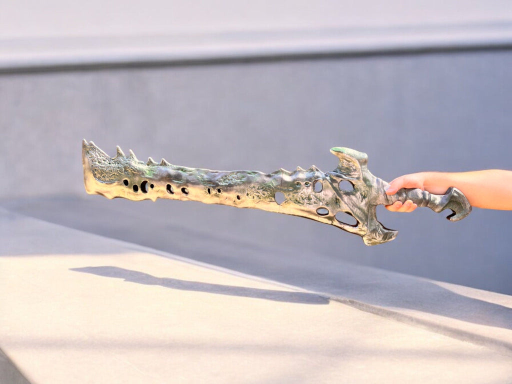 Destiny 2 Hive sword cosplay prop detail view