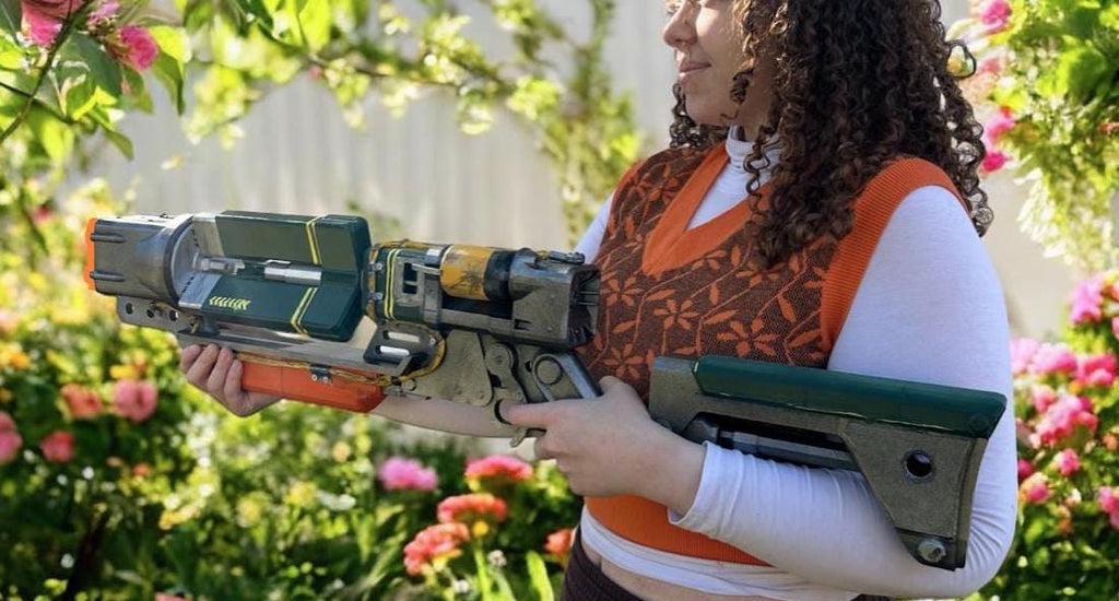 Automatic Laser Rifle Fallout 4 1:1 cosplay prop replica